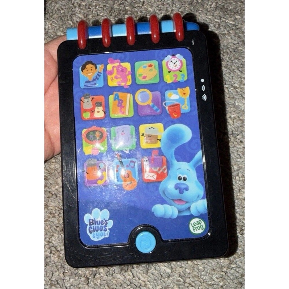 Leap Frog Blues Clues Handy Dandy Notebook Learning Toy Gift Shapes Works! BB62